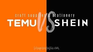 BUDGET FRIENDLY Craft Supplies & Stationery TEMU VS SHEIN