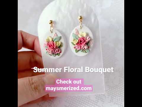 Original Design Polymer Clay Earrings