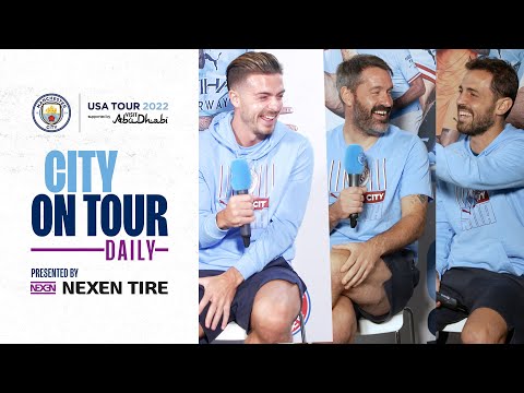 Grealish Reacts to Symmetrical Face! | City on Tour Daily | Ep 3 | Nexen Tire