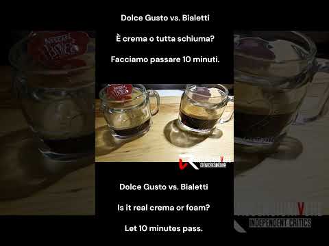 La crema del caffè: Nescafe Dolce Gusto vs Bialetti