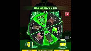 RADIOACTIVE SPIN 🎡 #roblox #robloxfunny #shorts