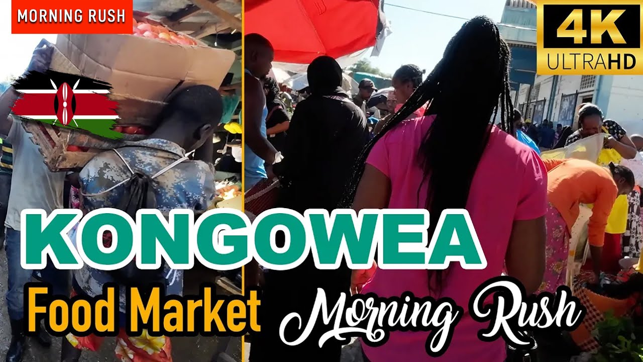 Kongowea Market Mombasa: The Biggest Food Market in Mombasa Kenya | 4K