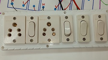 4 switch 2 socket board wiring connection || Sinha Electricals