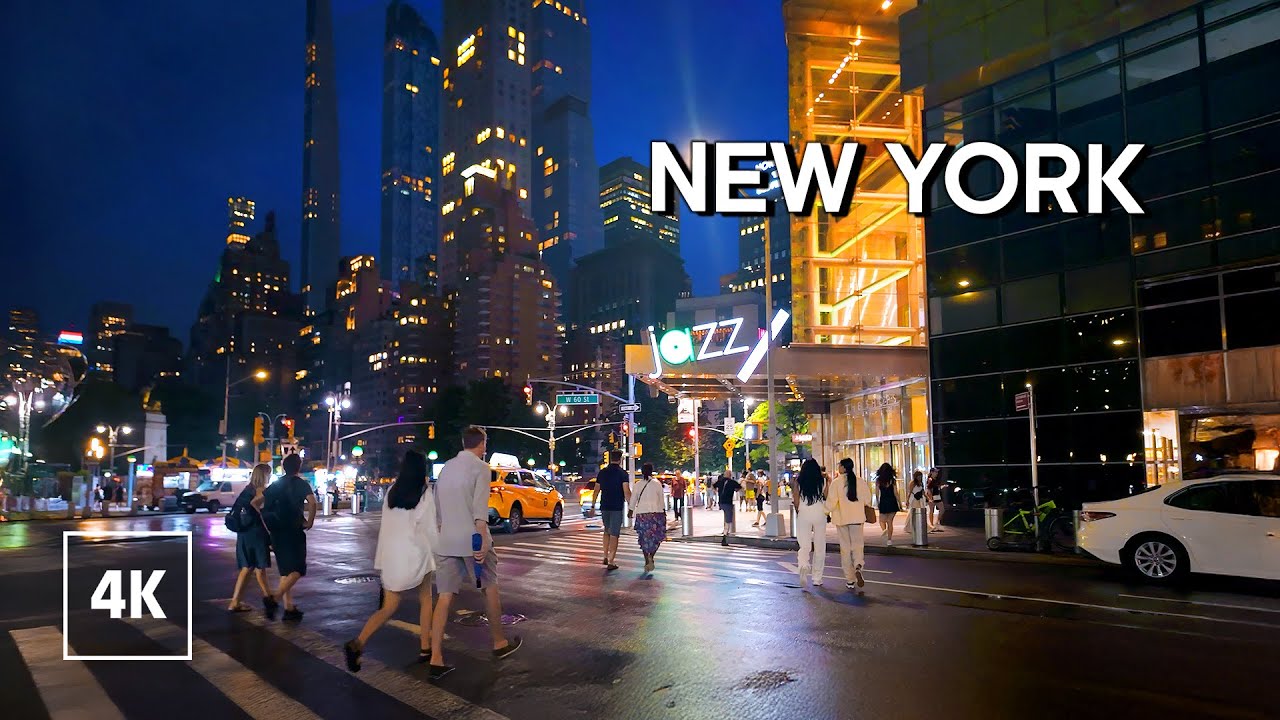 New York, Amerika Serikat | Manhattan | Jalan Santai Sore Hari 4K