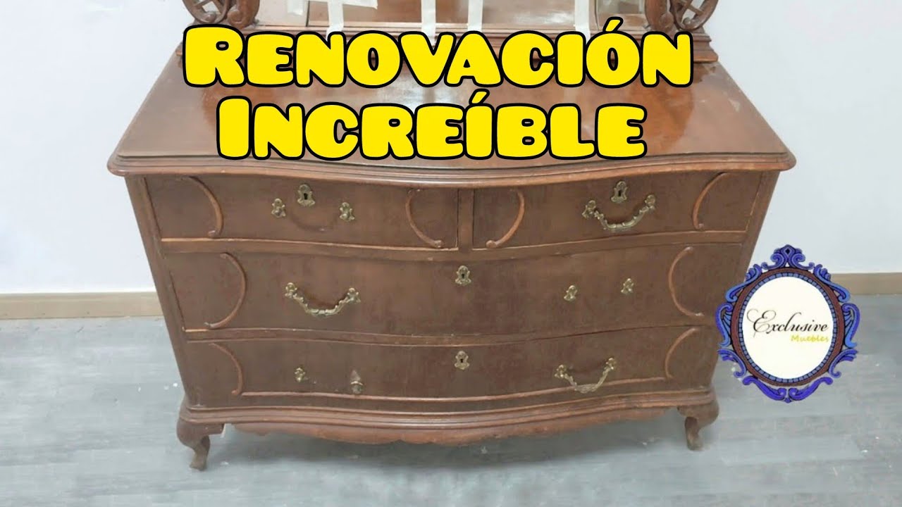 Волшебное обновление винтажной мебели! С МЕЛОВОЙ КРАСКОЙ и Трансфером