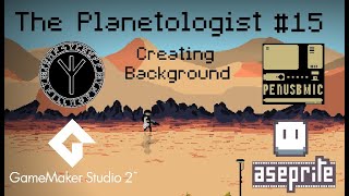 The Planetologist Devlog #15: Creating Backgrounds | GameMaker & Pixel Art