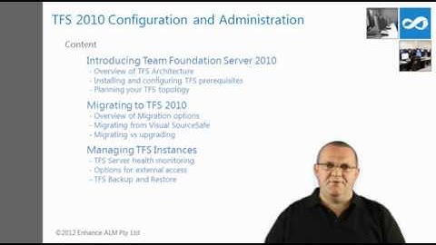 TFS 2010 Configuration and Administration course overview