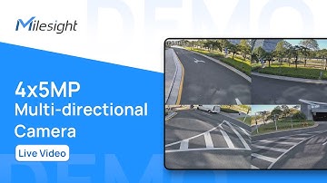 Real-world Demo丨Discover Milesight Multi-directional Network Camera in Action!