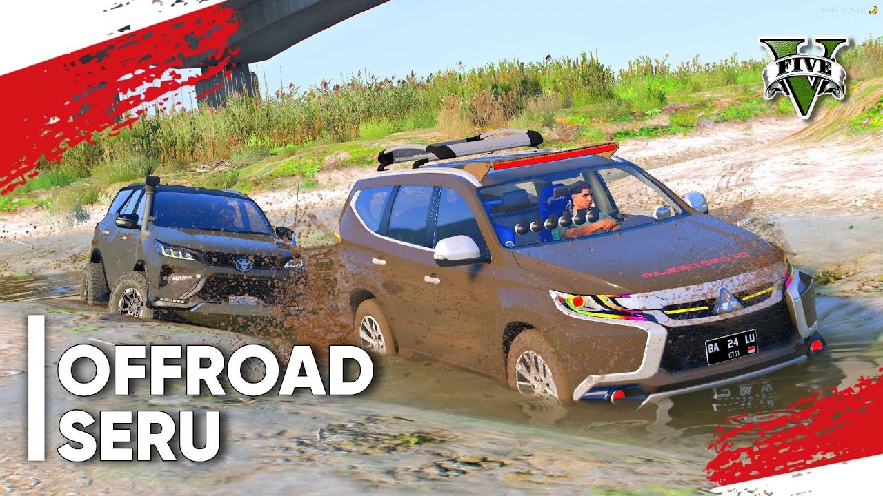 Bambang Offroad Di Lumpur Pake Mobil Pajero Turbo GTA 5 Indonesia