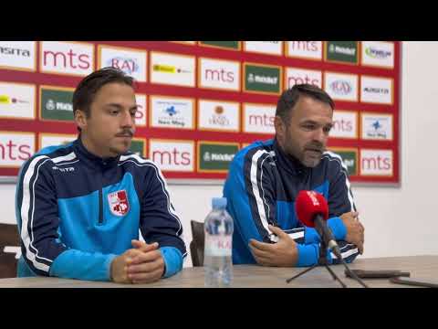Konferencija za medije pred utakmicu Radnički Niš - Novi Pazar (15. kolo Super lige Srbije)