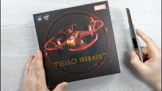 DJI TELLO IRON MAN EDITION - UNBOXING - FLIGHT AND FOOTAGE // MARVEL AVENGERS