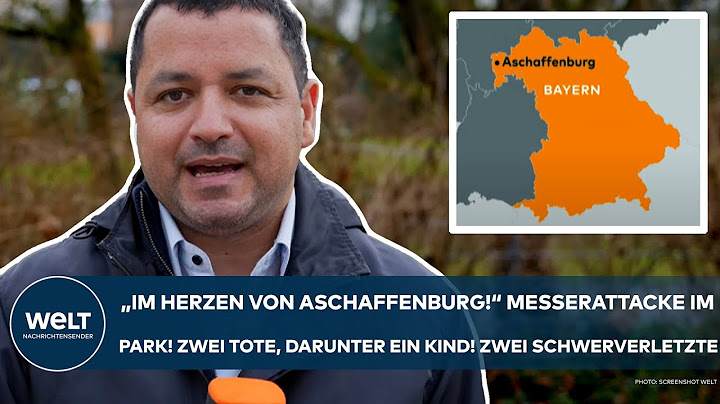 ASCHAFFENBURG: Zwei Menschen im Park erstochen - darunter ein Kind! Zwei Schwerverletzte!