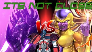 THE DISAPPOINTMENT OF MEGATRON VS FRIEZA