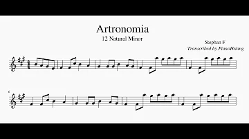 Stephan F Astronomia 2K19 Meme For Other Instruments 黑人抬棺迷因神曲 12 Natural Minor Sheet Music 