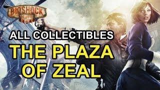 Bioshock Infinite - Collectible Locations: The Plaza of Zeal (Voxophone + Sightseer Guide)