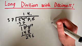 How to do Long Division with Decimals