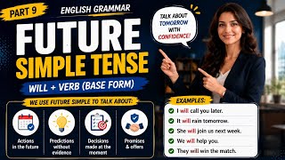 Future Simple Tense Made Easy | English Tenses Masterclass – Part 9