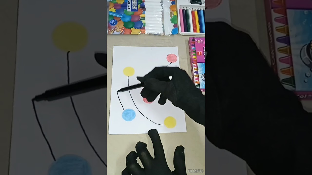 match the colour without crossing the line 