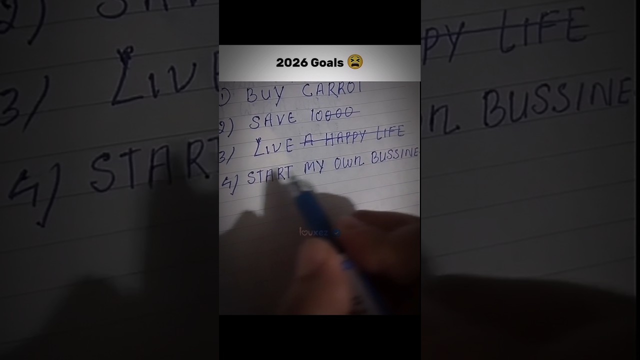 2026 goals gone wrong 😫😭