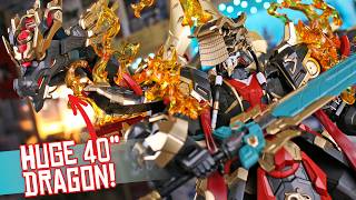 Massive Mecha & Huge Dragon Model Kit Set!