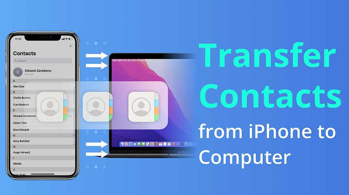 How to transfer contacts from iphone to macbook pro 2022