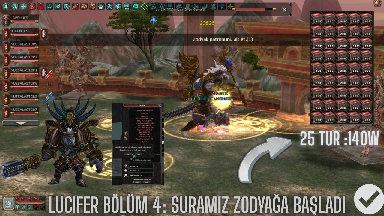 YILAN ZIRHINA TEK ATTIM🔥ZODYAK FARMI GÜNDE 150W ✅ YENİ İTEMLER METİN2 TR LUCİFER #metin2tr #metin2