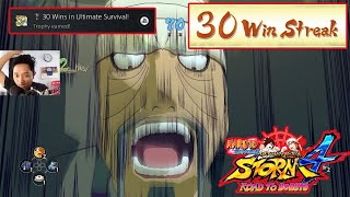 30 WIN STREAK!!!! on Naruto Shippuden : Ultimate Ninja Storm 4 - Ultimate Survival Mode screenshot 5