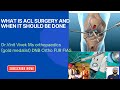 Arthroscopic ACL RECONSTRUCTION SURGERY #acltear #ligament #acl #aclsurgeon #sportsinjury