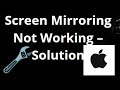 Screen Mirroring Not Working on iPhone AirPlay – Solution Guide