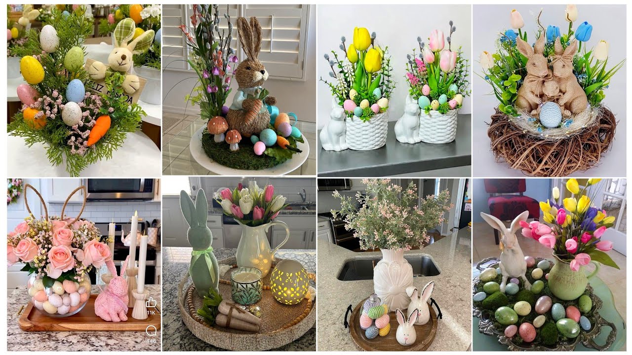Unique Easter Centrepieces Design 2k25/Crafts For Easter Days/Spring Floral Arrangements