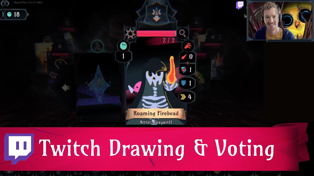 Ring of Pain - Twitch Extension Test: Creature Drawing & Voting!