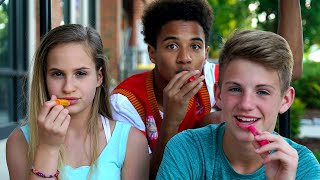 The Chapstick Challenge! (MattyBRaps vs Liv) .... & Justin?