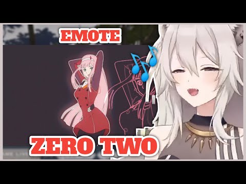 Reaksi botan ketika melihat emote dance zero two | ME!ME!ME! dance [ Hololive JP]