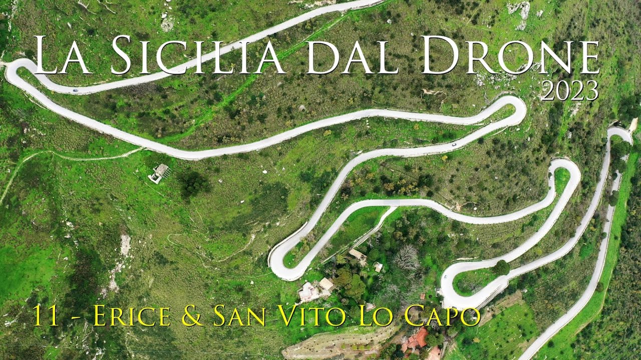 Erice e San Vito lo Capo dal drone - 4K