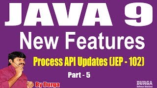 Java 9 || Process API Updates (JEP - 102) Part - 5 by Durga sir