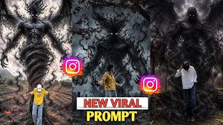 🔥 New Viral Dark Monster AI Prompt | Instagram Trending AI Photo Editing screenshot 1