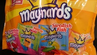 MAYNARDS 4-pack (Swedish Fish Berries Sour Patch Kids Fuzzy Peach)