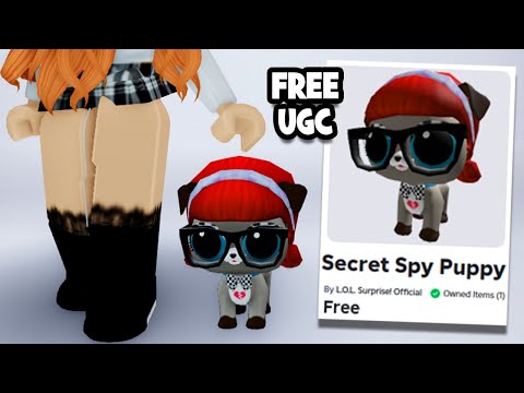 *HURRY* GET THIS *FREE* LOL SECRET SPY PUPPY UGC NOW! 😍 ROBLOX LOL SUPRISE