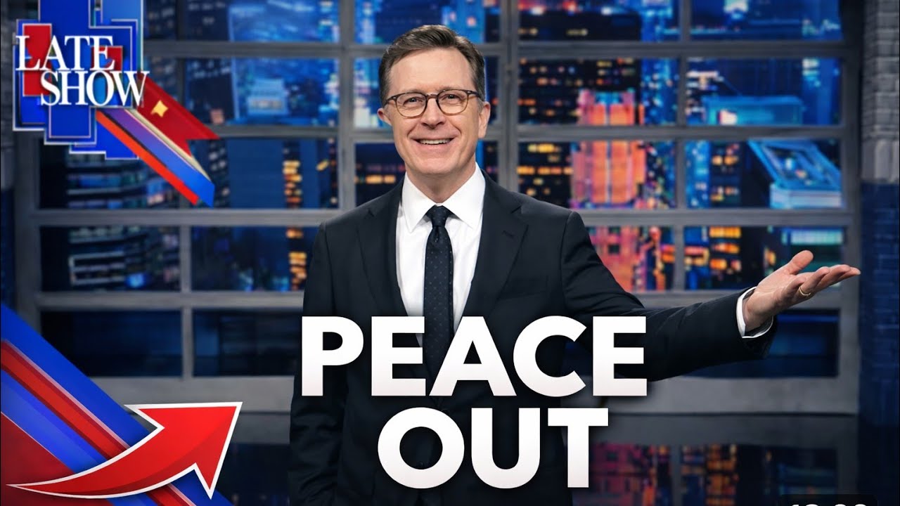 “PEACE OUT!” – A Shocking Sign-Off on The Late Show