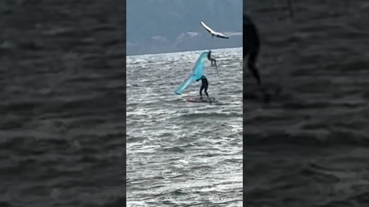 Riding the Edge Before the Storm — Wing Foiling the Gorge