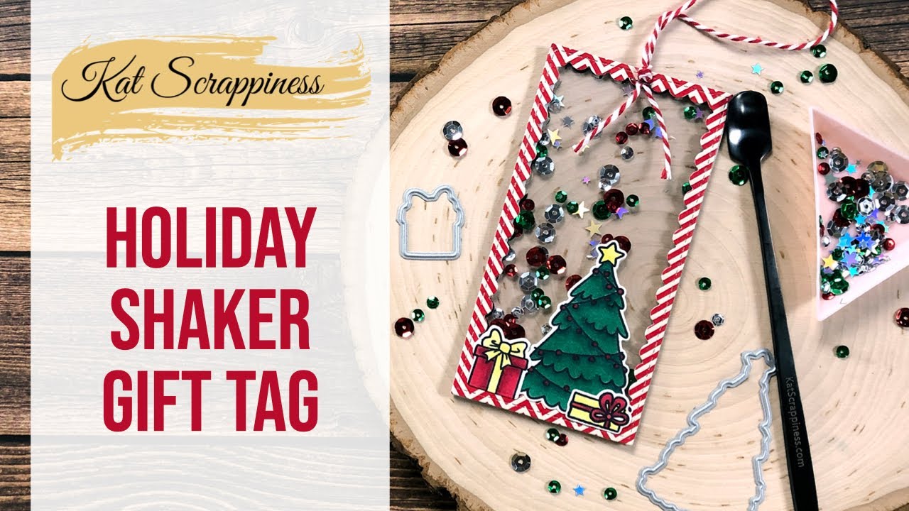 Holiday Shaker Gift Tag featuring NEW 