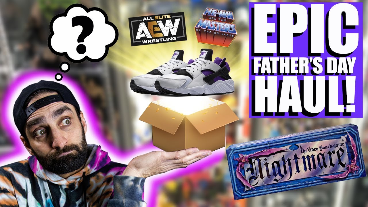 EPIC Father's Day Haul 2023! AEW Cards, Vintage Toys, MOTU and MORE!