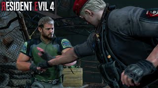 Chris vs Krauser Fist-Fight - Resident Evil 4 Remake