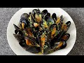 Mussels in Lemon Garlic Butter Sauce Recipe