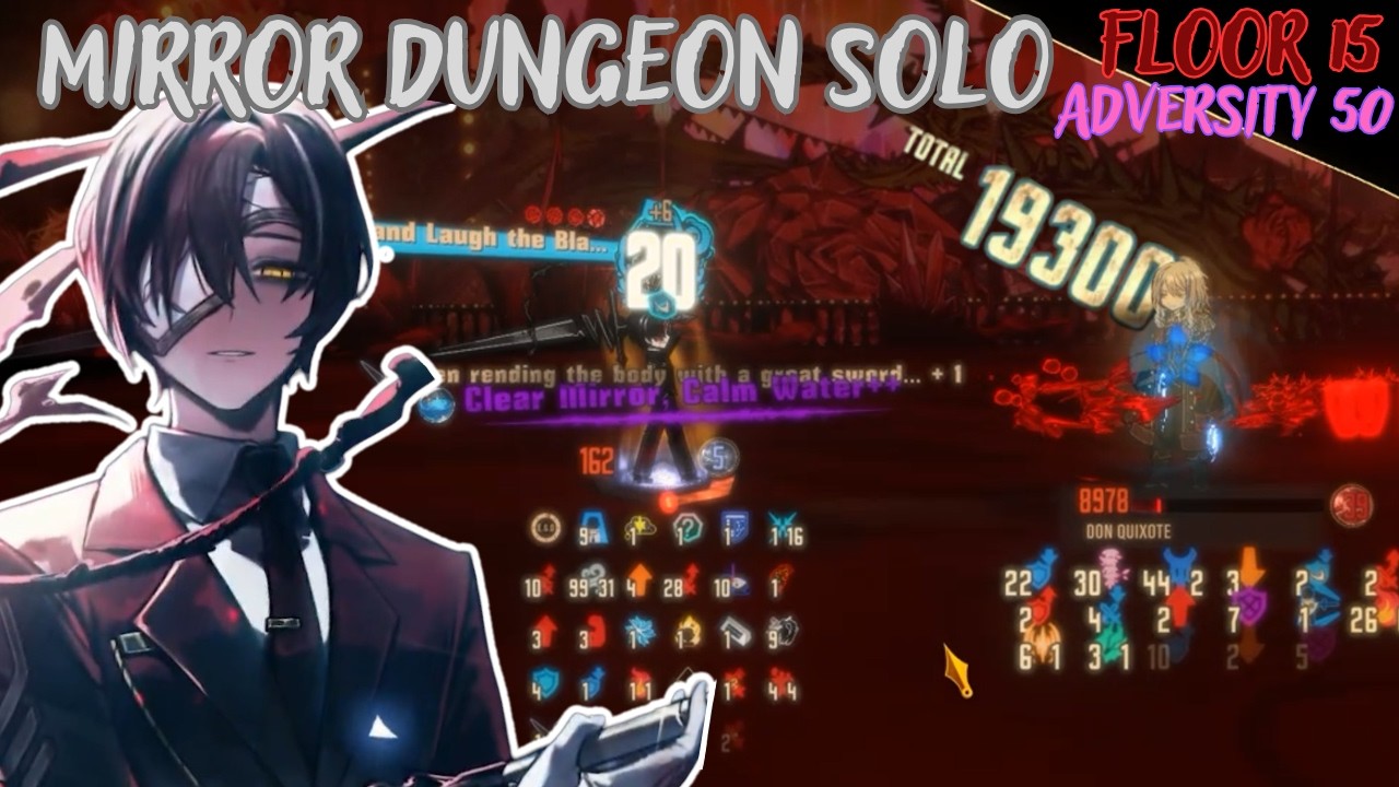 [Limbus Company] Rien Sang Solo Mirror Dungeon (15-50) - YouTube