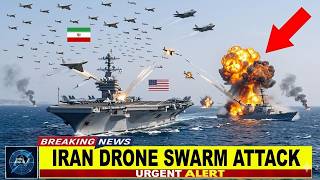 Iran Unleashes 2,000 Drones On Us Carrier In Hormuz The Navys Responsewas Devastating
