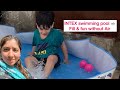 Intex swimming pool   fill  fun without air   lassi banai sehri me 