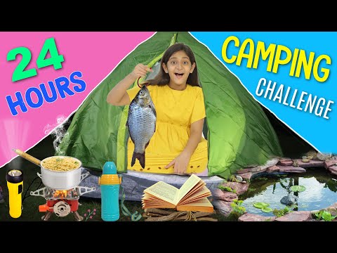 24 Hours FOREST / OUTDOOR CAMPING Challenge | MyMissAnand