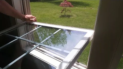 hard to open vinyl window fix (tilt in with spiral window balance hardware)