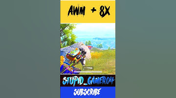 AWM + 8X #shorts #bgmi #pubgmobile #quickscope